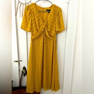 Maggy London Midi Dress - Marigold - Size 6